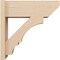 Ekena Millwork 7 1/2-in W x 20-in D x 20-in H Balboa Slat Rough Cedar Woodgrain TimberThane Outlooker, Primed Tan OUTUR075X20X20BOA24RCPR - alternate 6